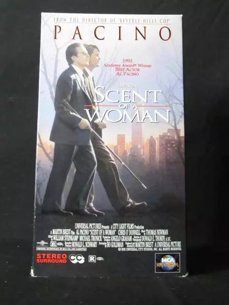 Scent of a Woman VHS Tape Al Pacino 1993 MCA Good Condition Untested