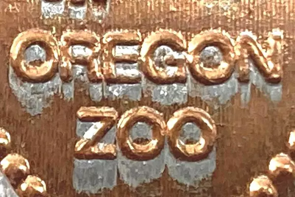 Oregon Zoo Monkey Rolled Elongated Penny Commemorative Souvenir Coin