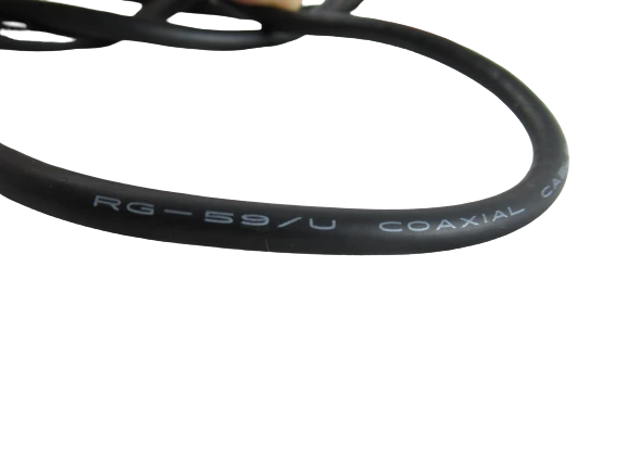 Lot of 2 RG-59U Coaxial Cables for Audio Video Connections, Good Condition