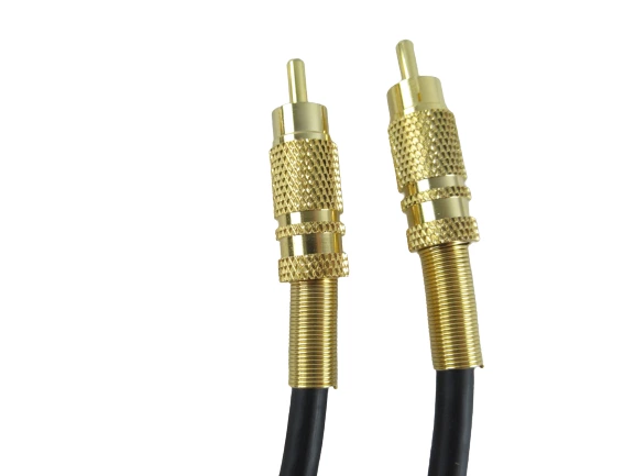 Lot of 2 RG-59U Coaxial Cables for Audio Video Connections, Good Condition