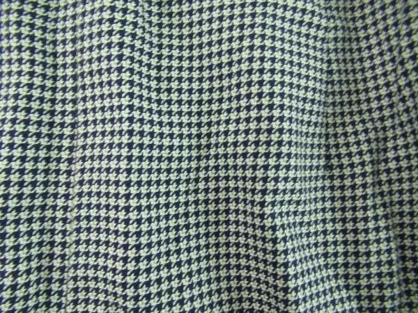 Women's Size 12 Houndstooth Pencil Skirt - Navy Blue, White & Green