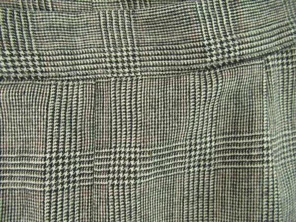 Vintage Nordstrom Women's Size 10 Black White Red Plaid Midi Skirt