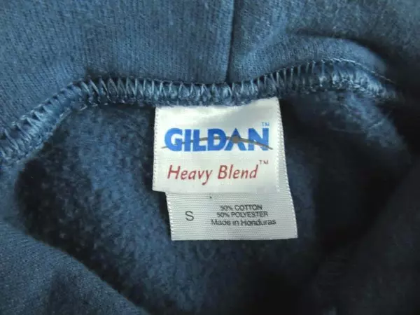 Gildan Women's Small Heavy Blend Warriors Graphic Hoodie Dusty Blue