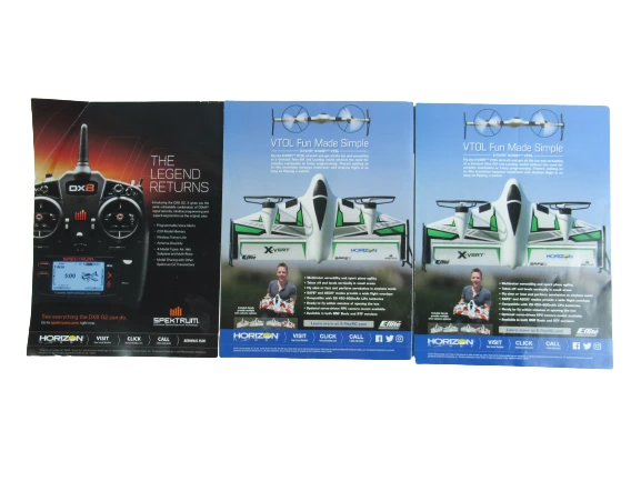Lot of 3 Model Aviation Magazines 2017 Vol 43 Issues 1, 9 & 10
