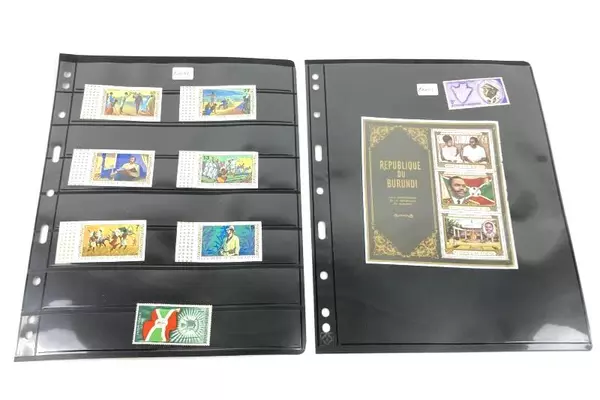 Lot of 11 Mint Never Hinged Burundi Stamps 1960s-70s Anniversary FVF