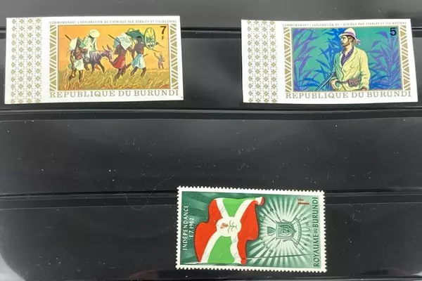 Lot of 11 Mint Never Hinged Burundi Stamps 1960s-70s Anniversary FVF