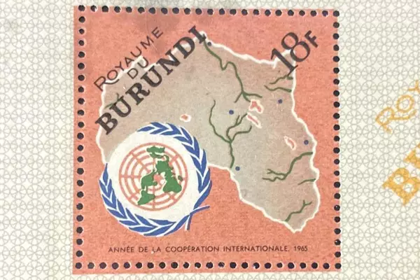 Lot of 6 MNH 1965 Burundi Stamps VF UN 20th Anniversary Collection