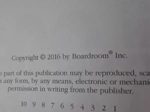 Lot of 2 Bottom Line Health Breakthroughs 2015 & 2016 Books - Good Condition