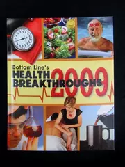 Bottom Line's Health Breakthroughs 2009 Book - Good Condition, Stain