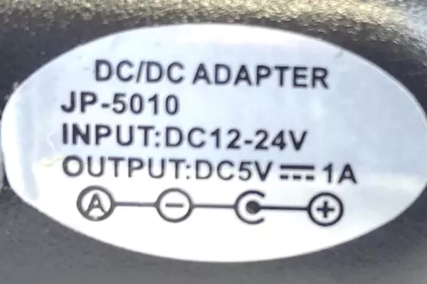 DC12-24V Car Plug MicroUSB Adapter 12ft Cord - Pre-Owned, As-Is