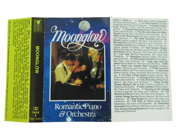Vintage Moonglow Cassette - Romantic Piano & Orchestra, Reader's Digest 1988