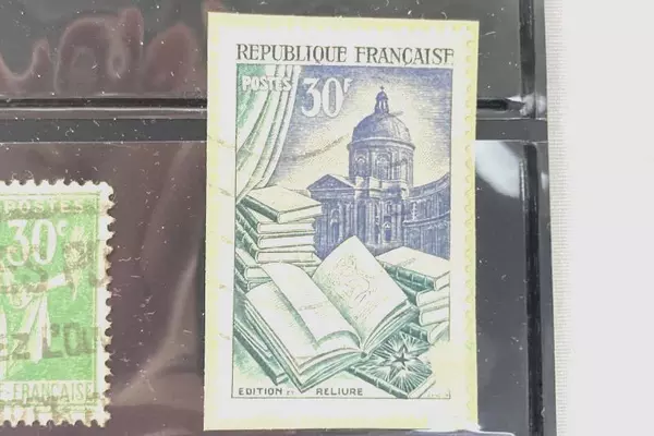 Lot of 25 Used French Postage Stamps 1920s+ Fair Condition Collection