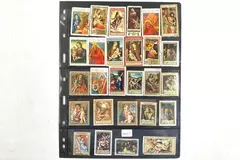 Lot of 27 Vintage Burundi Christmas Stamps 1960s-70s Jesus & Virgin Mary VF-F