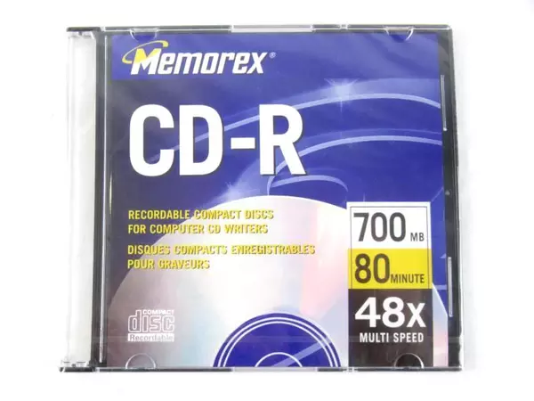 Memorex CD-R 700MB 80 Min 48X Multi Speed - Sealed Disc