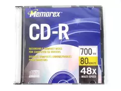 Memorex CD-R 700MB 80 Min 48X Multi Speed - Sealed Disc
