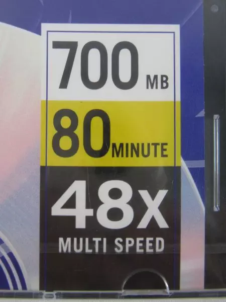 Memorex CD-R 700MB 80 Min 48X Multi Speed - Sealed Disc