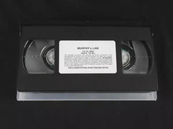 Murphy's Law VHS Charles Bronson Action Movie - Pre-Owned, Good Condition