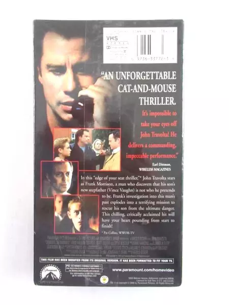 Domestic Disturbance VHS Sealed John Travolta Vince Vaughn Thriller 2002