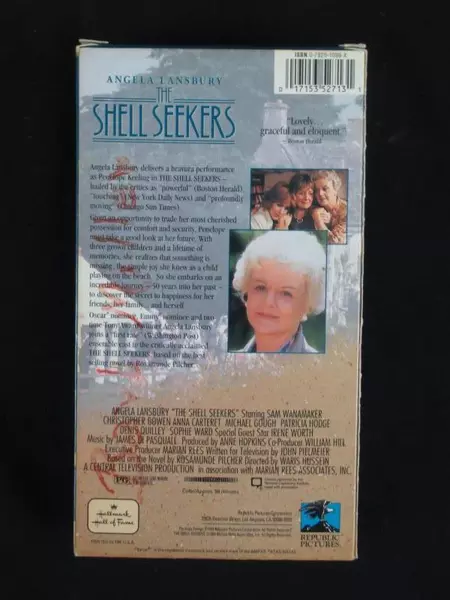 Vintage The Shell Seekers VHS Angela Lansbury 1993 Republic Pictures