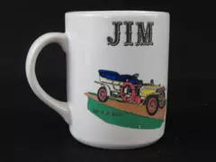 1907 Rolls Royce Coffee Mug Personalized JIM White Ceramic Cup