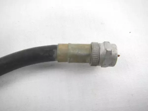 Lot of 5 Black Coaxial Cables Networking Connectors Untested As-Is