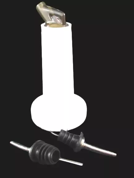 Lot of 3 Wine Liquor Bottle Dispenser Tops - Barware Gadgets, Good Condition