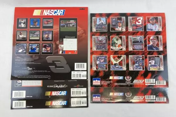 Lot of 5 Dale Earnhardt 2002-2004 Calendars - NASCAR Collectible
