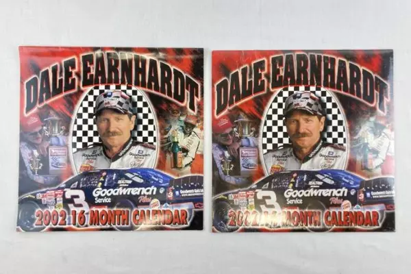 Lot of 5 Dale Earnhardt 2002-2004 Calendars - NASCAR Collectible