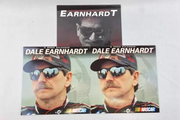 Lot of 5 Dale Earnhardt 2002-2004 Calendars - NASCAR Collectible