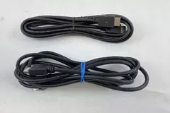 Lot of 2 DISH High Speed HDMI Cables 90" & 91" Black - Pre-Owned