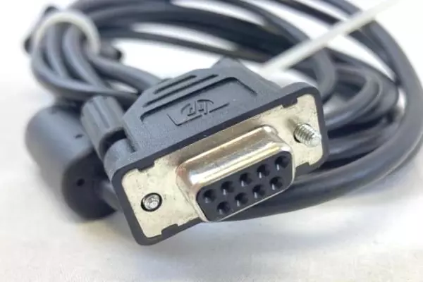 HP 6ft 9 Pin Male to Male VGA Serial Cable F104780002 - Pre-owned