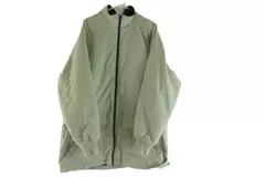 Eddie Bauer Men's Khaki Fleece Lined Jacket Coat Size L Good Condition