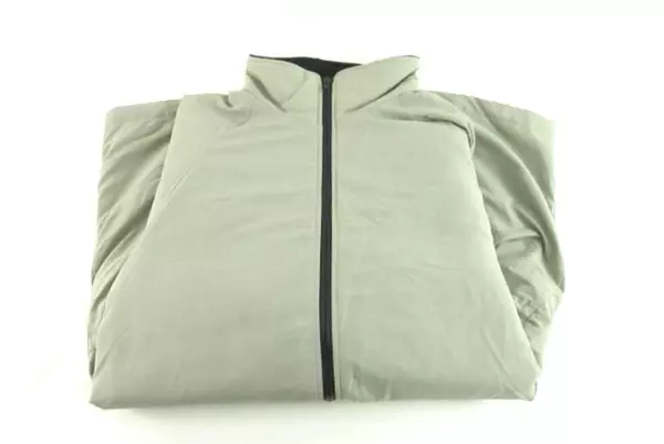 Eddie Bauer Men's Khaki Fleece Lined Jacket Coat Size L Good Condition