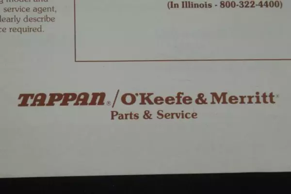 Lot of 2 Vintage Tappan Microwave Cooking Guides & Care Booklets