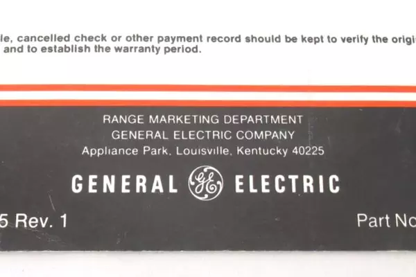 1980 GE Jet 130 Microwave Oven Owner's Manual - Vintage Good Condition