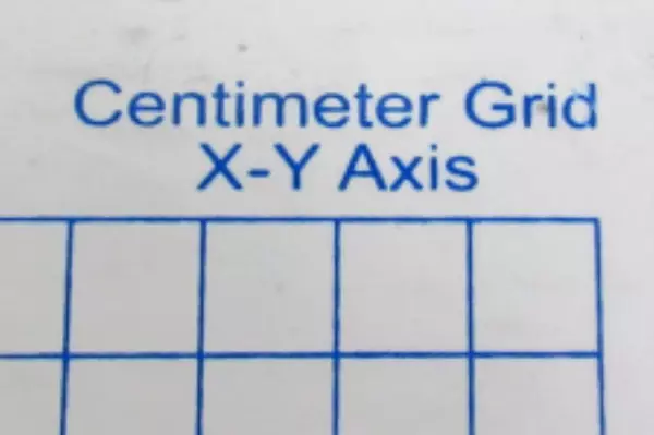 Lot of 9 Classroom Products Centimeter Grid X Y Axis White Board 39161