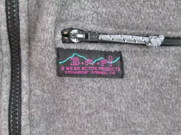 Vintage B Wear Action Products Gray Vest Men's M Full Zip Pockets Collared