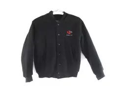 Vintage Auburn Sportswear Black Jacket Aris Windows 2000 Men's Medium