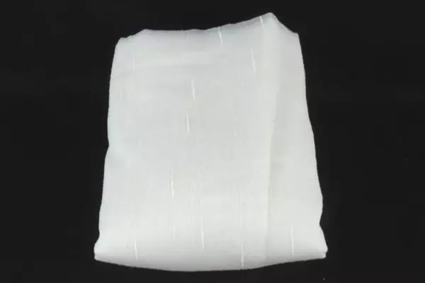 Lot of Sheer Stripe White Curtain Fabric Remnant 100% Polyester 216" Crafts