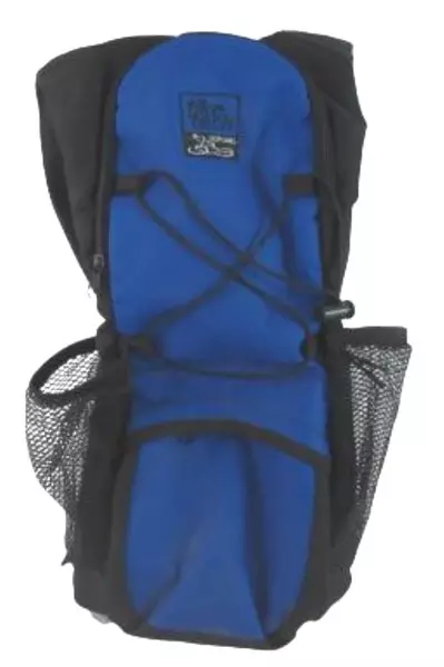 Tike Tech Blue Cycling Bag Sports Series Adjustable Straps Zip Closure