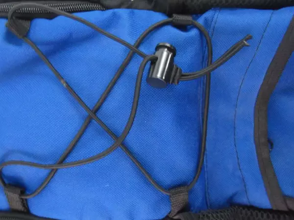 Tike Tech Blue Cycling Bag Sports Series Adjustable Straps Zip Closure