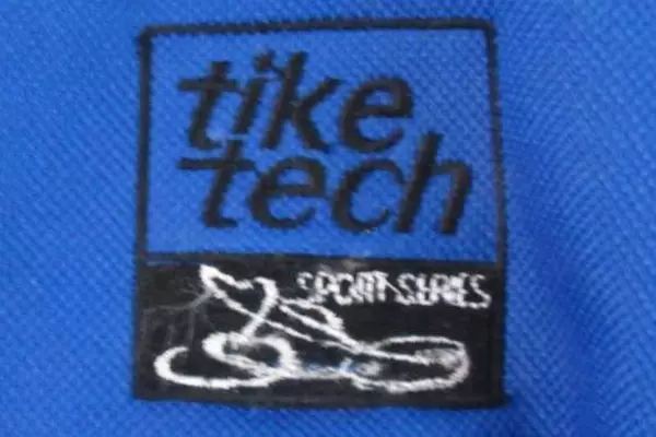 Tike Tech Blue Cycling Bag Sports Series Adjustable Straps Zip Closure