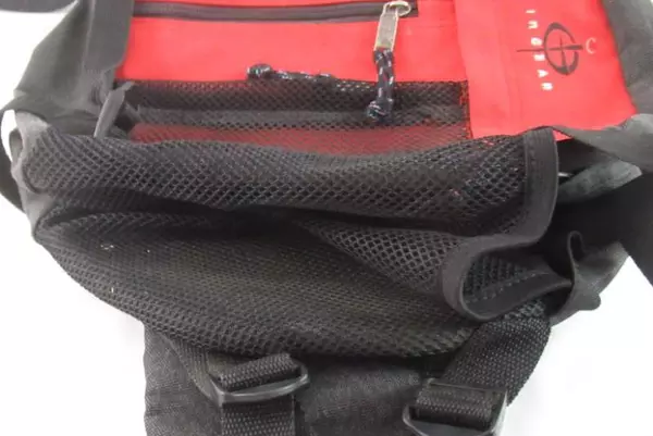 Ingear Cycling Bag Red & Black, 4 Pockets, Adjustable Waist Strap, Good Cond.