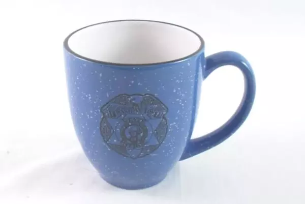 Washington State Patrol Blue Speckled Collectible Mug - Pre-Owned Cup