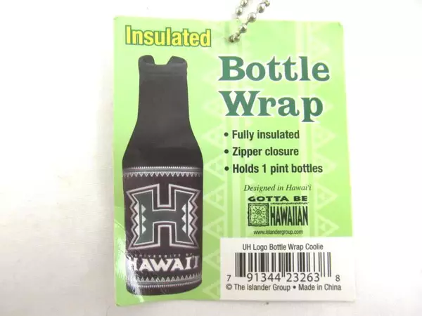 Islander Bottle Cooler Wrap - University of Hawaii Insulated 1 Pint Holder