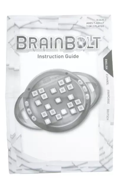 Light Up Memory Game Learning Resources BrainBolt 1-2 Players Instructions