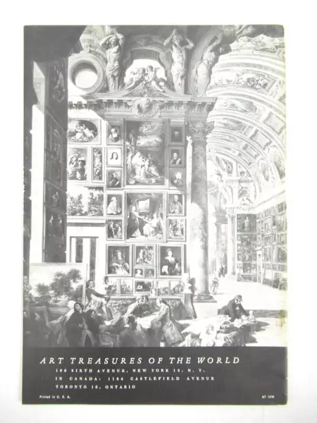 1954 Art Treasures of the World Booklet by W.G. Constable Collecting