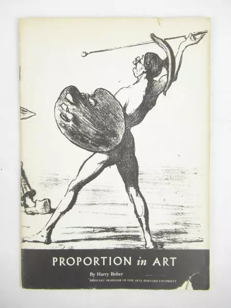 Vintage 1954 Proportion in Art Booklet by Harry Bober Good Condition