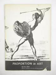 Vintage 1954 Proportion in Art Booklet by Harry Bober Good Condition