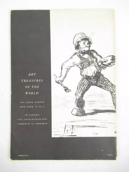 Vintage 1954 Proportion in Art Booklet by Harry Bober Good Condition